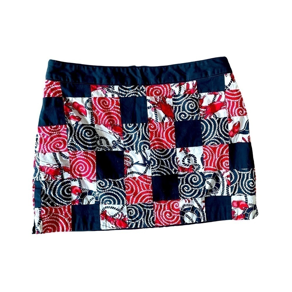 Vineyard Vines Nautical Patchwork Skort Size 8 - image 1